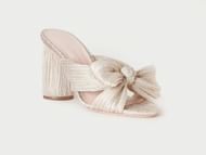 Loeffler Randall Penny Platinum Bow Heel (Image via official website)